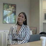 Screenshot from an interview with Geena Rocero