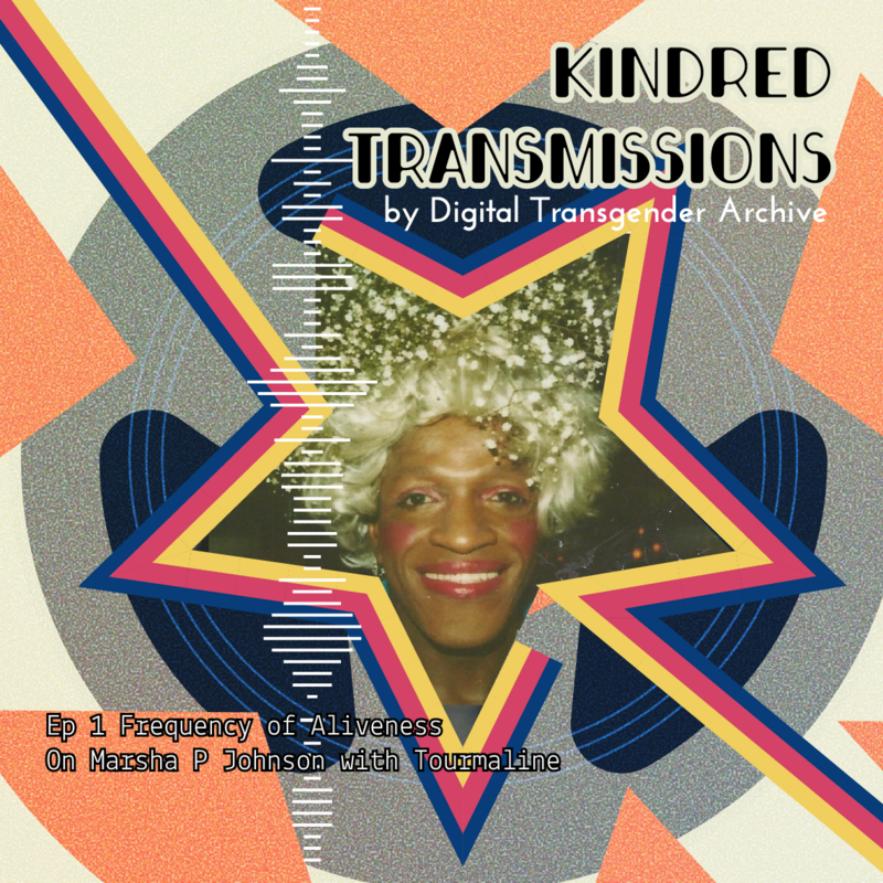 Episode 1 Cover Art with Marsha P. Johnson in center.