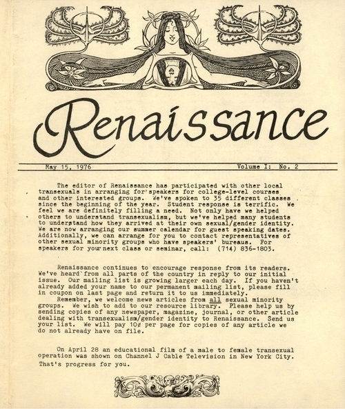 Download the full-sized image of Renaissance, Vol. 1, No. 2