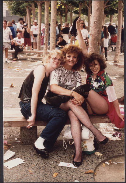 Download the full-sized image of Educational Transvestite Channel members, Gay Freedom Day, 1992 (2)