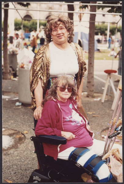 Download the full-sized image of Educational Transvestite Channel members, Gay Freedom Day, 1992 (4)