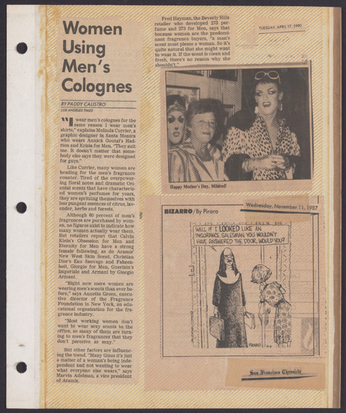 Download the full-sized image of Educational Transvestite Channel newspaper scrapbook