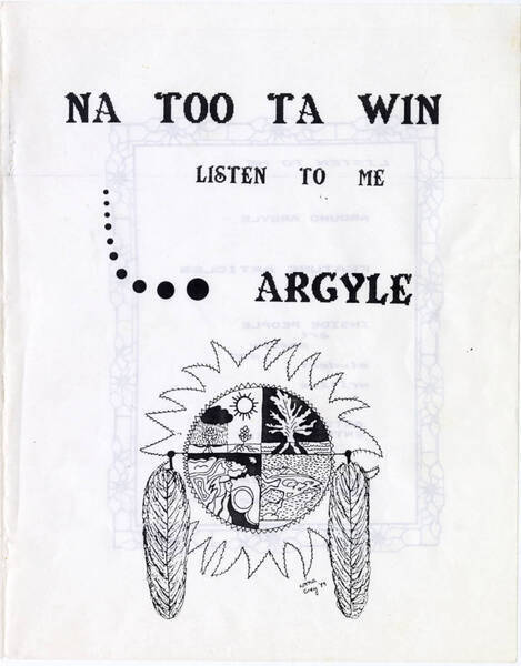 Download the full-sized image of Na Too Ta Win: Listen to Me - Argyle, 1990