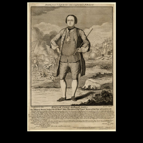 Download the full-sized image of Hannah Snell the female soldier