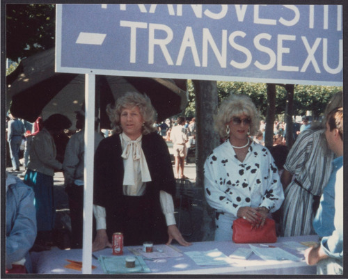 Download the full-sized image of Educational Transvestite Channel booth, 1986 (5)