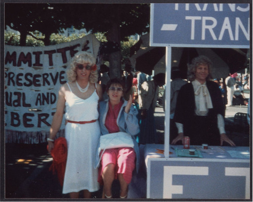 Download the full-sized image of Educational Transvestite Channel booth, 1986 (9)