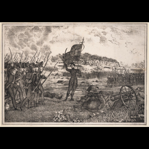 Download the full-sized image of Emilia Plater leading on her troops, 1831