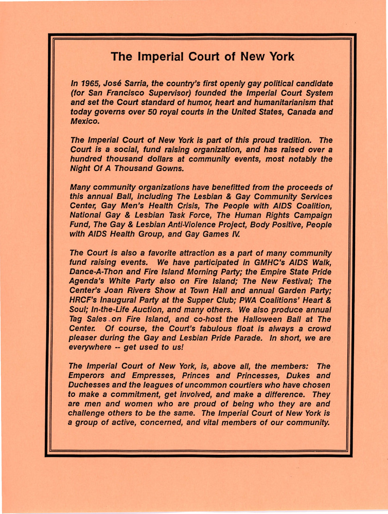 Download the full-sized PDF of Informational Flyer for the Imperial Court of New York