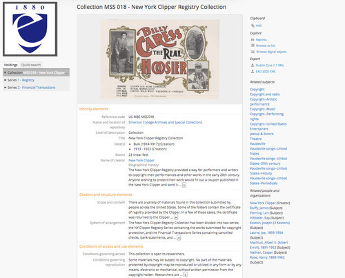 Download the full-sized image of New York Clipper Registry Collection