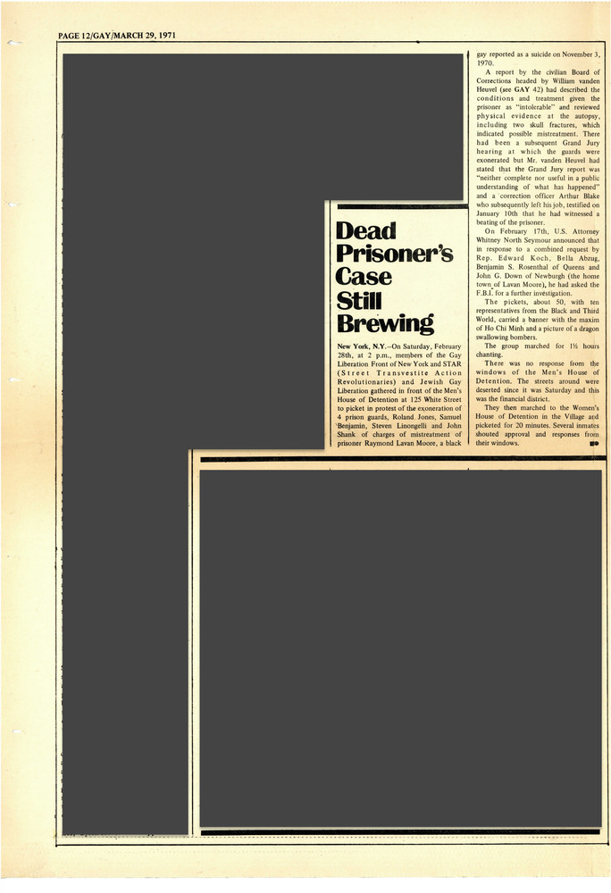 Download the full-sized PDF of Dead Prisoner's Case Still Brewing