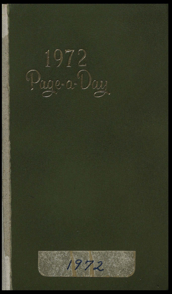 Download the full-sized PDF of Lou Sullivan diary, 1972