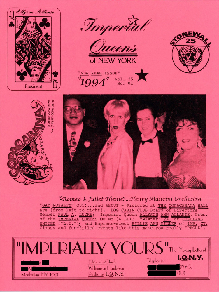Download the full-sized PDF of Imperially Yours Vol. 25.1 (New Year 1994)