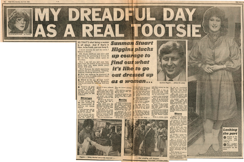 Download the full-sized PDF of My Dreadful Day as a Real Tootsie
