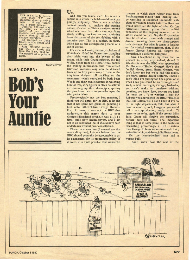 Download the full-sized PDF of Bob's Your Auntie