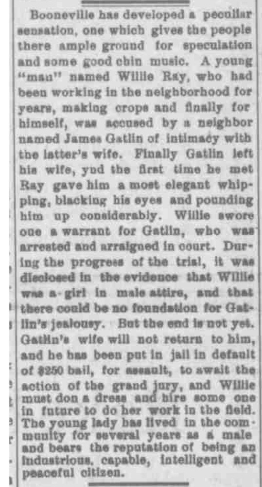 Download the full-sized PDF of A Young "Man" Accused of Intimacy with a Neighbor's Wife (Okolona Messenger, July 22, 1903)