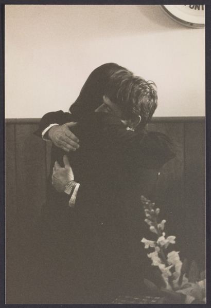 Download the full-sized image of Lou Sullivan hugging companion, 1990 (2)