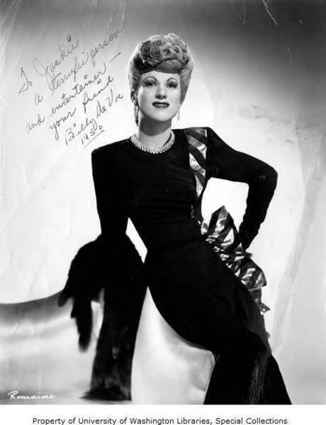 Download the full-sized image of Promotional photograph of Billy DeVoe with autograph