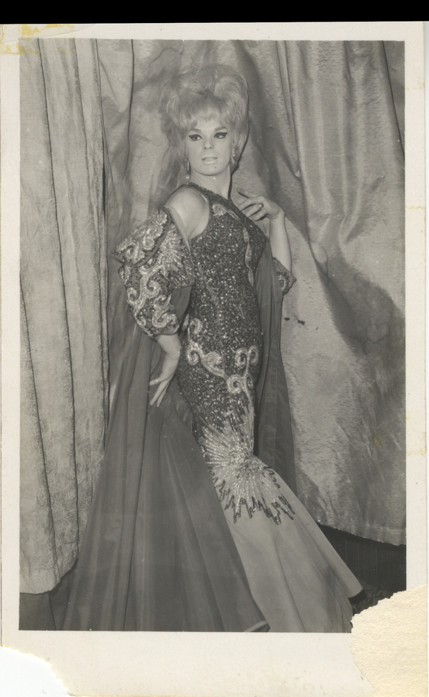 Download the full-sized image of Photo of Unknown Queen in Bejeweled Gown