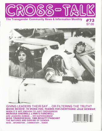 Download the full-sized PDF of Cross-Talk: The Transgender Community News & Information Monthly, No. 73 (Nov. 1995)