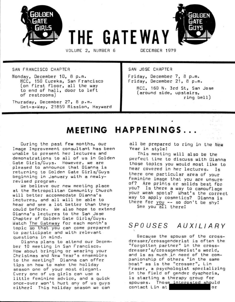 Download the full-sized PDF of The Gateway Vol. 2 No. 6 (December, 1979)