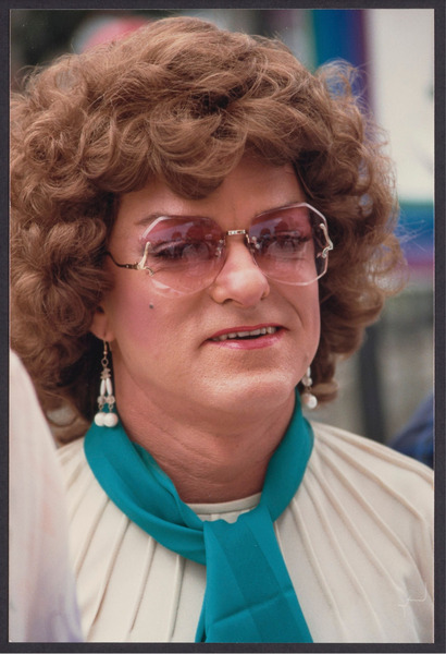 Download the full-sized image of Educational Transvestite Channel booth, 1987 (12)