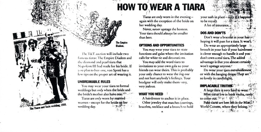 Download the full-sized PDF of How To Wear a Tiara