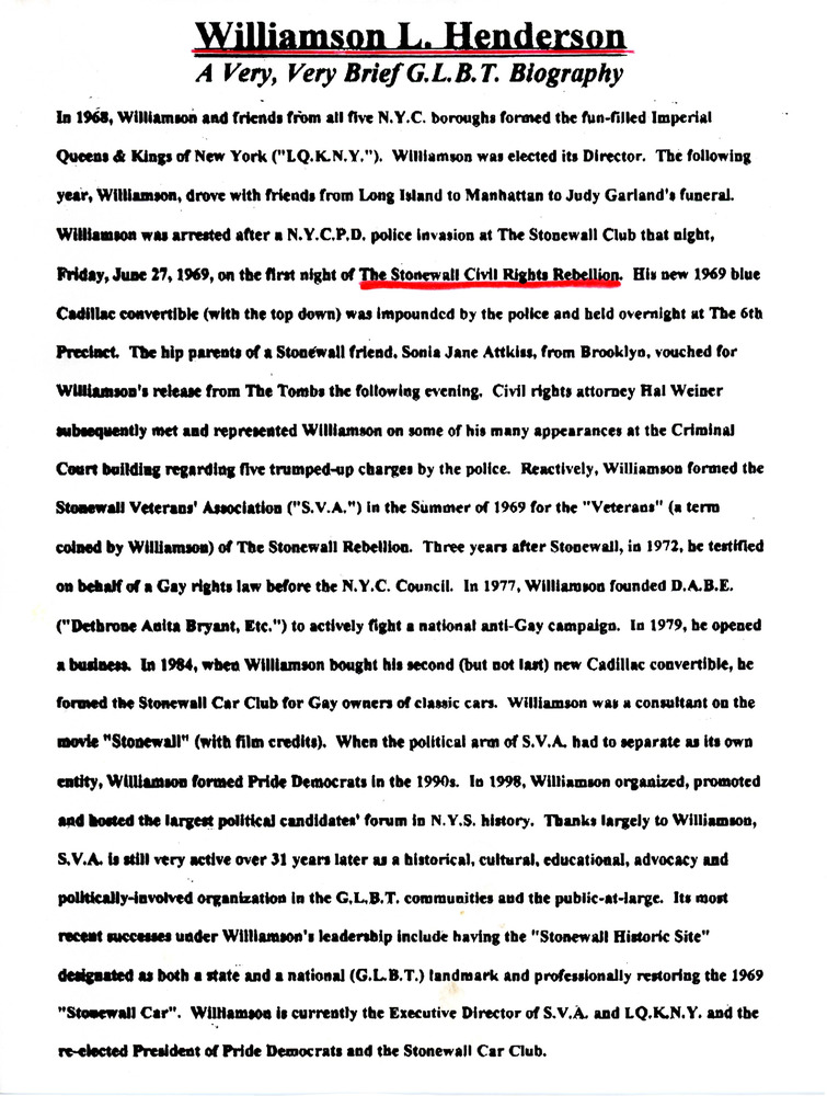 Download the full-sized PDF of Short Biography of Williamson Henderson