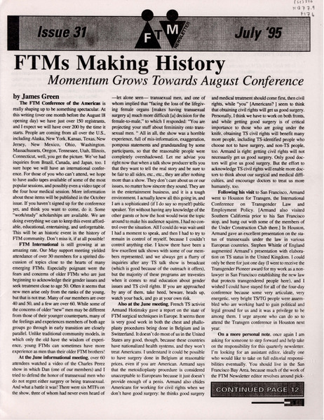 Download the full-sized image of FTM Newsletter #31