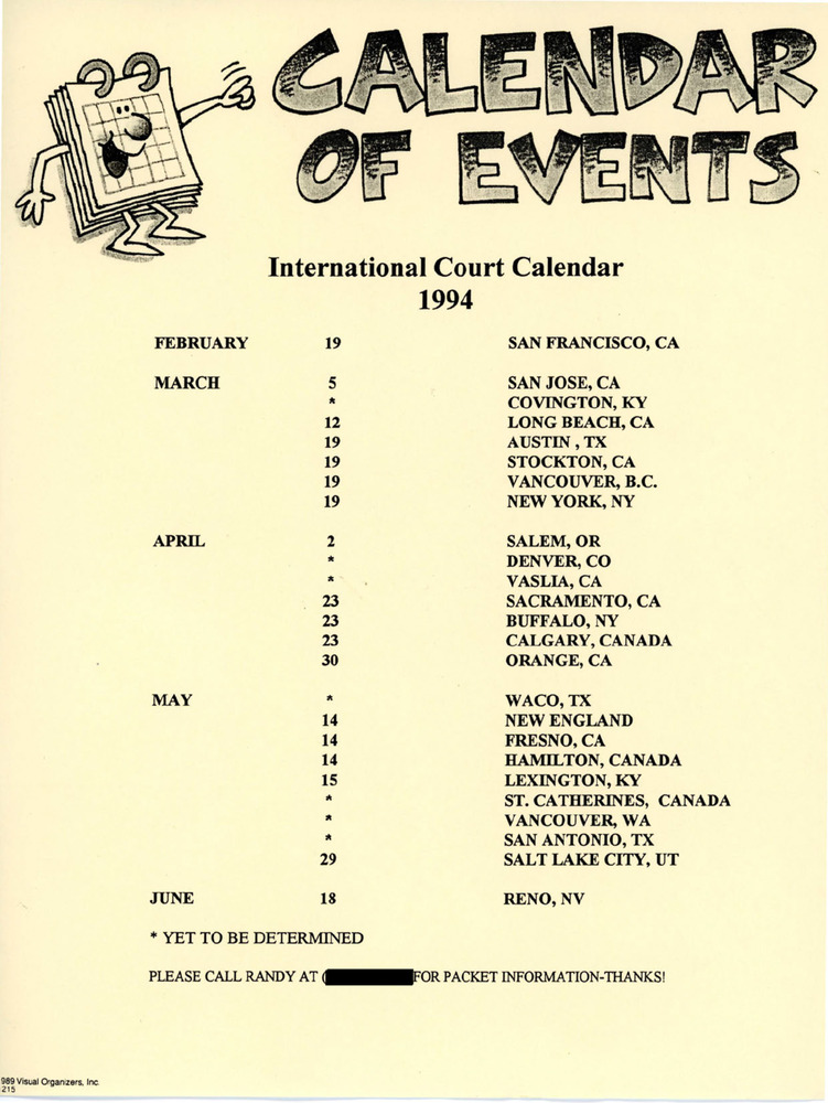 Download the full-sized PDF of International Court Calendar of Events 1994