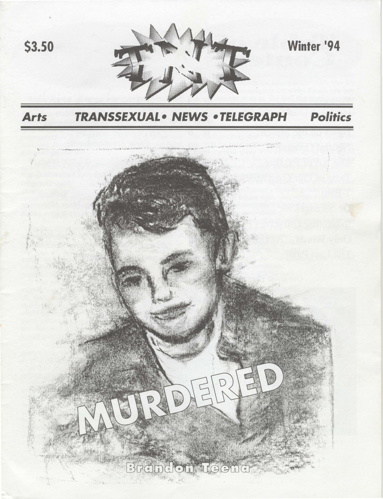 Download the full-sized PDF of TNT: Transsexual News Telegraph, Winter 1994