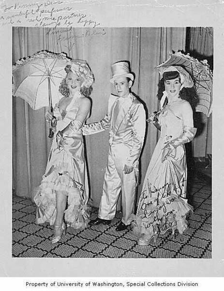 Download the full-sized image of Francis Blair, Kenny Bee, and Ricky Reynolds in matching satin costumes