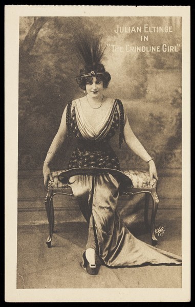 Download the full-sized image of Julian Eltinge in drag. Process print, ca. 1916.