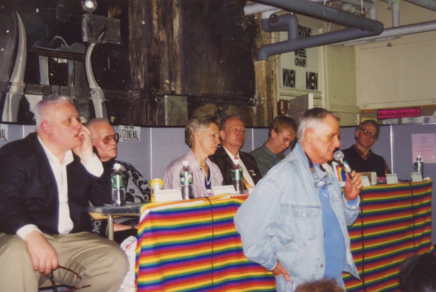 Download the full-sized image of A Photograph of Stormé DeLarverie Participating in a Stonewall Panel