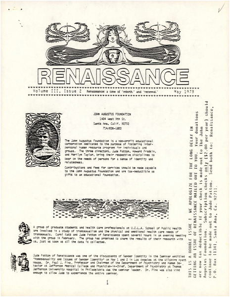 Download the full-sized image of Renaissance, 1978 May