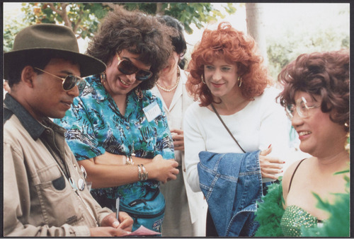 Download the full-sized image of Educational Transvestite Channel members, Gay Freedom Day, 1992 (3)