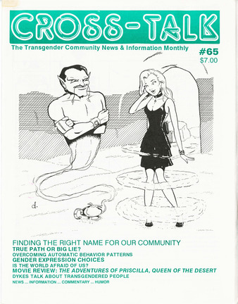 Download the full-sized PDF of Cross-Talk: The Transgender Community News & Information Monthly, No. 65 (March, 1995)