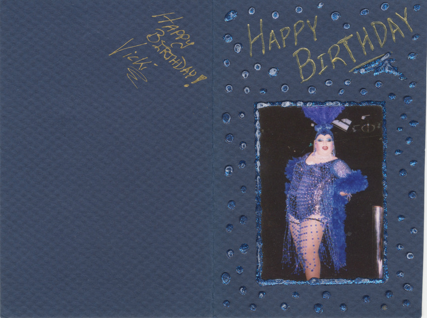 Download the full-sized PDF of Birthday Card to Vicki Marlane from Grizzilla