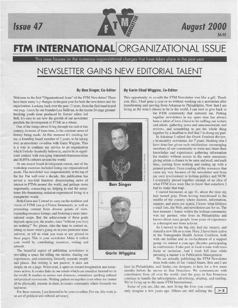 Download the full-sized PDF of FTM Newsletter #47