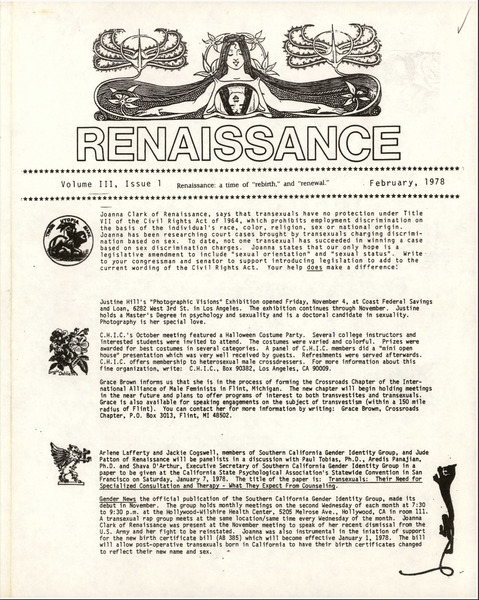 Download the full-sized image of Renaissance, 1978-02