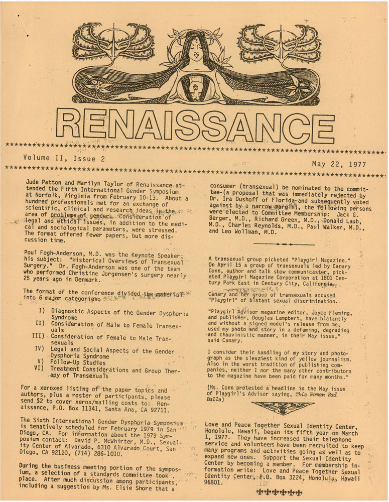 Download the full-sized PDF of Renaissance, Vol. 2, No. 2