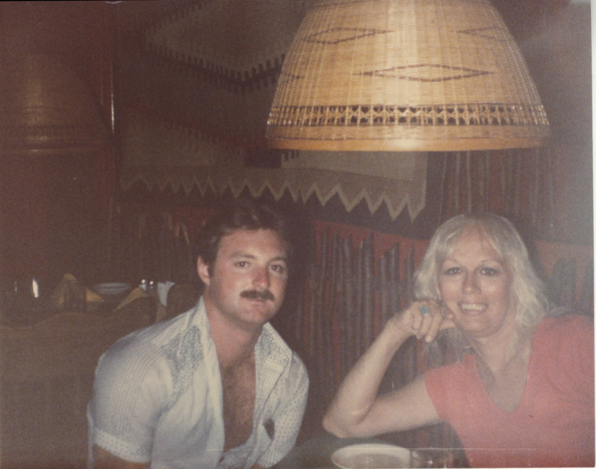 Download the full-sized image of Photo of Vicki and Bobby in Restaurant Booth