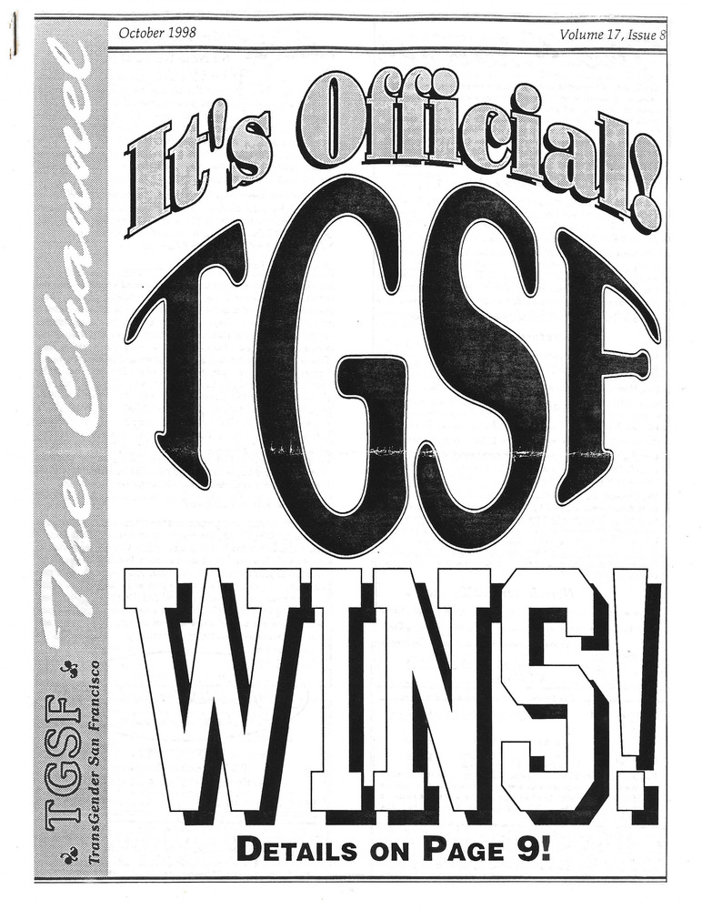 Download the full-sized PDF of TGSF Newsletter Vol. 17, Issue 8