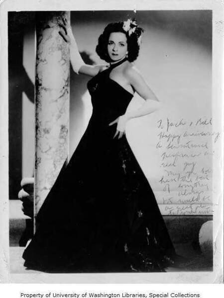 Download the full-sized image of Promotional photo of Don Holly in a black dress