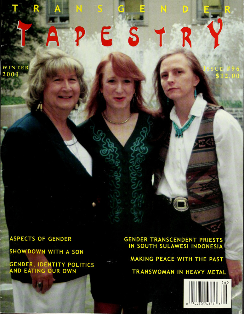 Download the full-sized image of Transgender Tapestry Issue 96 (Winter, 2001)