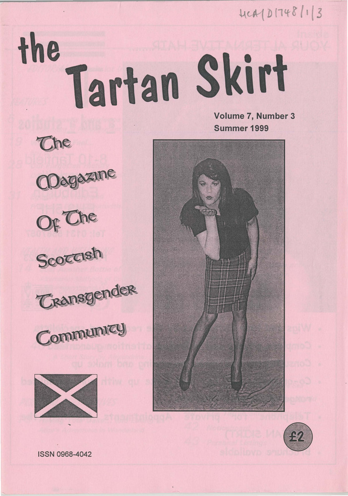 Download the full-sized PDF of The Tartan Skirt: The Magazine of the Scottish Transgender Community Vol. 7, No. 3 (Summer 1999)