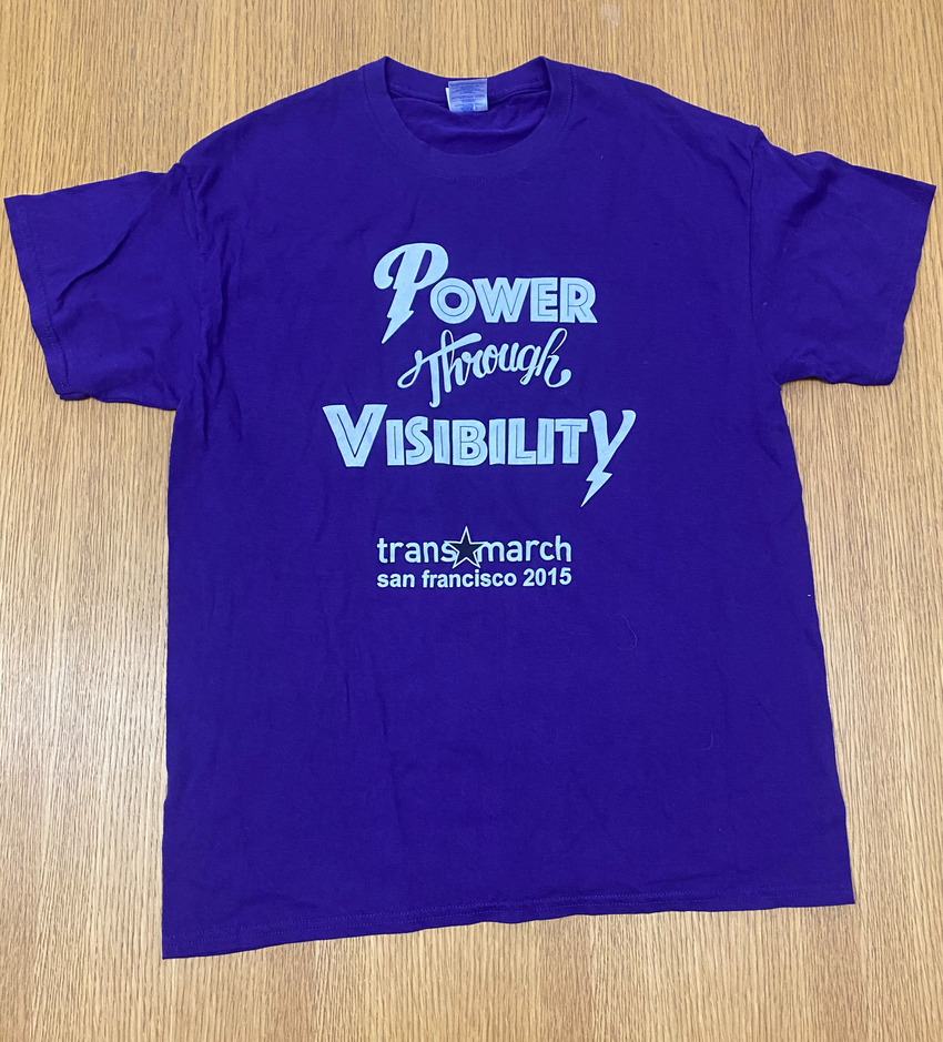 Download the full-sized PDF of Photo of "Power Through Visibility" T-Shirt