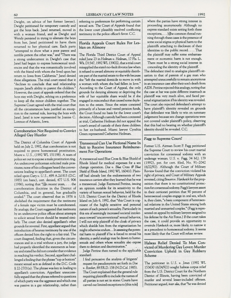 Download the full-sized PDF of Transsexual Can Use Fictional Name In Suit to Receive Insurance Reimbursement For Operations