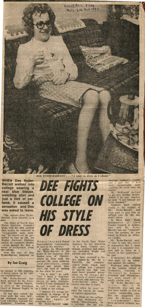 Download the full-sized PDF of Dee Fights College on His Style of Dress