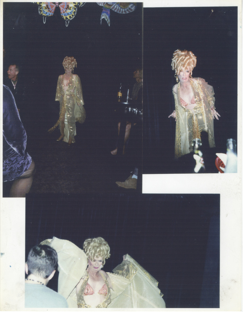 Download the full-sized image of Photo of Vicki Marlane in Blonde Curly Wig