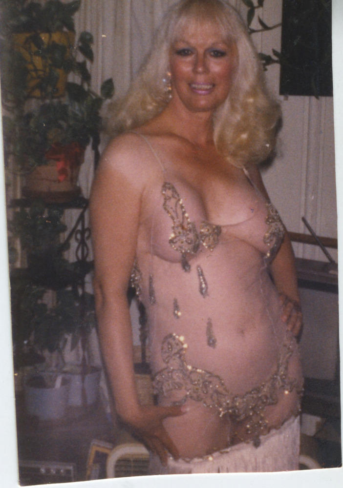 Download the full-sized image of Photograph of Vicki Marlane in Sheer Dress